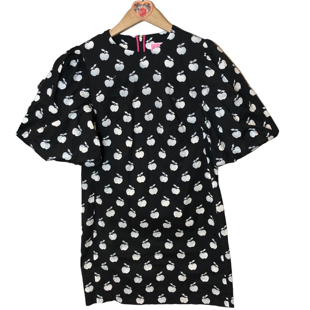 Kate Spade Apple Toss Taxi Poplin Dress 6